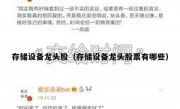 存储设备龙头股（存储设备龙头股票有哪些）