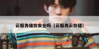云服务储存安全吗（云服务云存储）