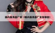 国内服务器厂家（国内服务器厂家有哪些）