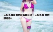 云服务器和本地服务器区别（云服务器 本地服务器）