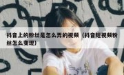 抖音上的粉丝是怎么弄的视频（抖音短视频粉丝怎么变现）