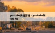 youtube快速涨粉（youtube如何吸粉）