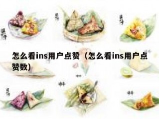怎么看ins用户点赞（怎么看ins用户点赞数）