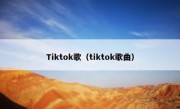 Tiktok歌（tiktok歌曲）