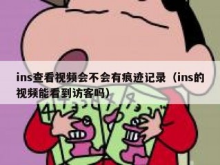 ins查看视频会不会有痕迹记录（ins的视频能看到访客吗）