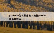 youtube怎么翻进去（油管youtube怎么进去）