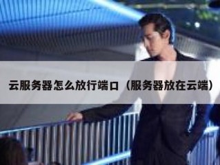 云服务器怎么放行端口（服务器放在云端）