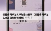 樱花密码锁怎么添加指纹解锁（樱花密码锁怎么添加指纹解锁视频）