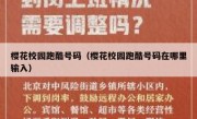 樱花校园跑酷号码（樱花校园跑酷号码在哪里输入）