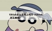 tiktok怎么花钱上热门（tiktok 怎么赚钱）