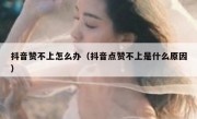 抖音赞不上怎么办（抖音点赞不上是什么原因）