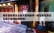 樱花智能锁怎么输入密码解锁（樱花智能锁怎么输入密码解锁视频）
