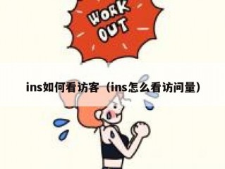 ins如何看访客（ins怎么看访问量）
