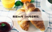 购买ins号（ins号在哪买）