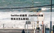 twitter的推荐（twitter的推荐关注怎么取消）
