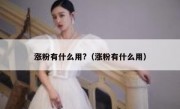 涨粉有什么用?（涨粉有什么用）