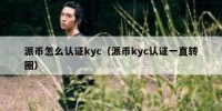 派币怎么认证kyc（派币kyc认证一直转圈）