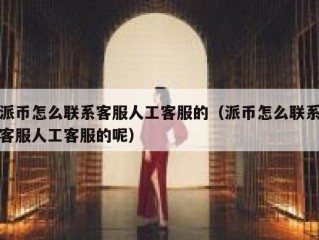 派币怎么联系客服人工客服的（派币怎么联系客服人工客服的呢）