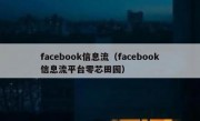facebook信息流（facebook信息流平台零芯田园）