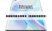 美国服务器去哪里买（美国服务器便宜）