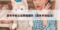 派币手机认证教程图片（派币手动验证）