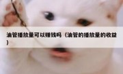 油管播放量可以赚钱吗（油管的播放量的收益）
