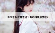 派币怎么注册流程（派币的注册流程）