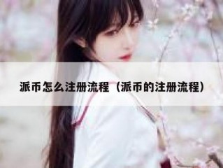 派币怎么注册流程（派币的注册流程）