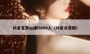 抖音互赞qq群5000人（抖音点赞群）