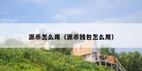 派币怎么用（派币钱包怎么用）