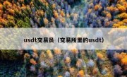 usdt交易员（交易所里的usdt）