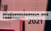 派币还能注册吗现在还能用吗安全吗（派币是不是跑路了）