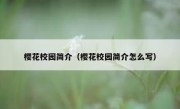 樱花校园简介（樱花校园简介怎么写）