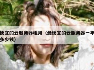 便宜的云服务器租用（最便宜的云服务器一年多少钱）