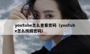 youtube怎么查看密码（youtube怎么找回密码）