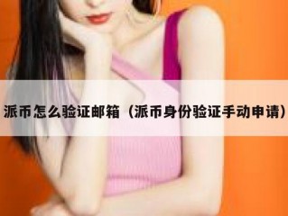 派币怎么验证邮箱（派币身份验证手动申请）