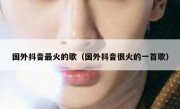 国外抖音最火的歌（国外抖音很火的一首歌）