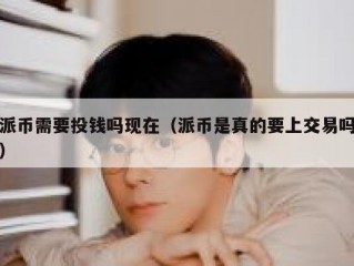 派币需要投钱吗现在（派币是真的要上交易吗）