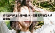 樱花密码锁怎么删除指纹（樱花密码锁怎么设置指纹）
