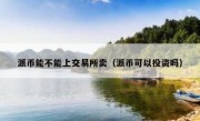 派币能不能上交易所卖（派币可以投资吗）