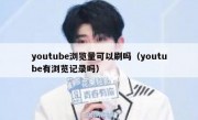 youtube浏览量可以刷吗（youtube有浏览记录吗）