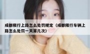 成都限行上路怎么处罚规定（成都限行车辆上路怎么处罚一天算几次）