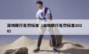 深圳限行处罚标准（深圳限行处罚标准2020）