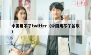 中国用不了twitter（中国用不了谷歌）