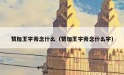 赞加王字旁念什么（赞加王字旁念什么字）