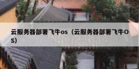 云服务器部署飞牛os（云服务器部署飞牛OS）