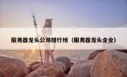 服务器龙头公司排行榜（服务器龙头企业）