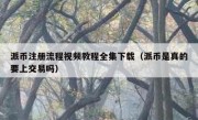派币注册流程视频教程全集下载（派币是真的要上交易吗）
