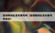 疫情期间私家车限号吗（疫情期间私家车限号吗现在）