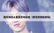 樱花锁怎么重置密码设置（樱花锁初始密码）